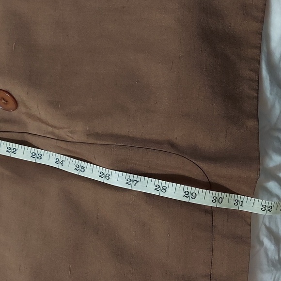 Ellen Tracy Chocolate Brown Pantsuit - Picture 8 of 12